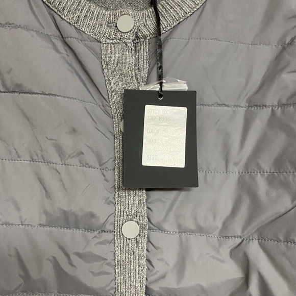 Italian Quilted Sweater Jacket - Picture 3 of 8